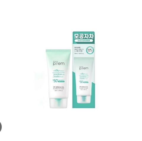 Kem Chống Nắng Make p:rem UV Defense Me No Sebum Sun Cream 50ml (XANH LÁ)