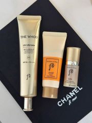 Set Kem Chống Nắng Chống Nhăn Whoo Anti-Wrinkle (75ml+40ml+8ml) Ko Tđ
