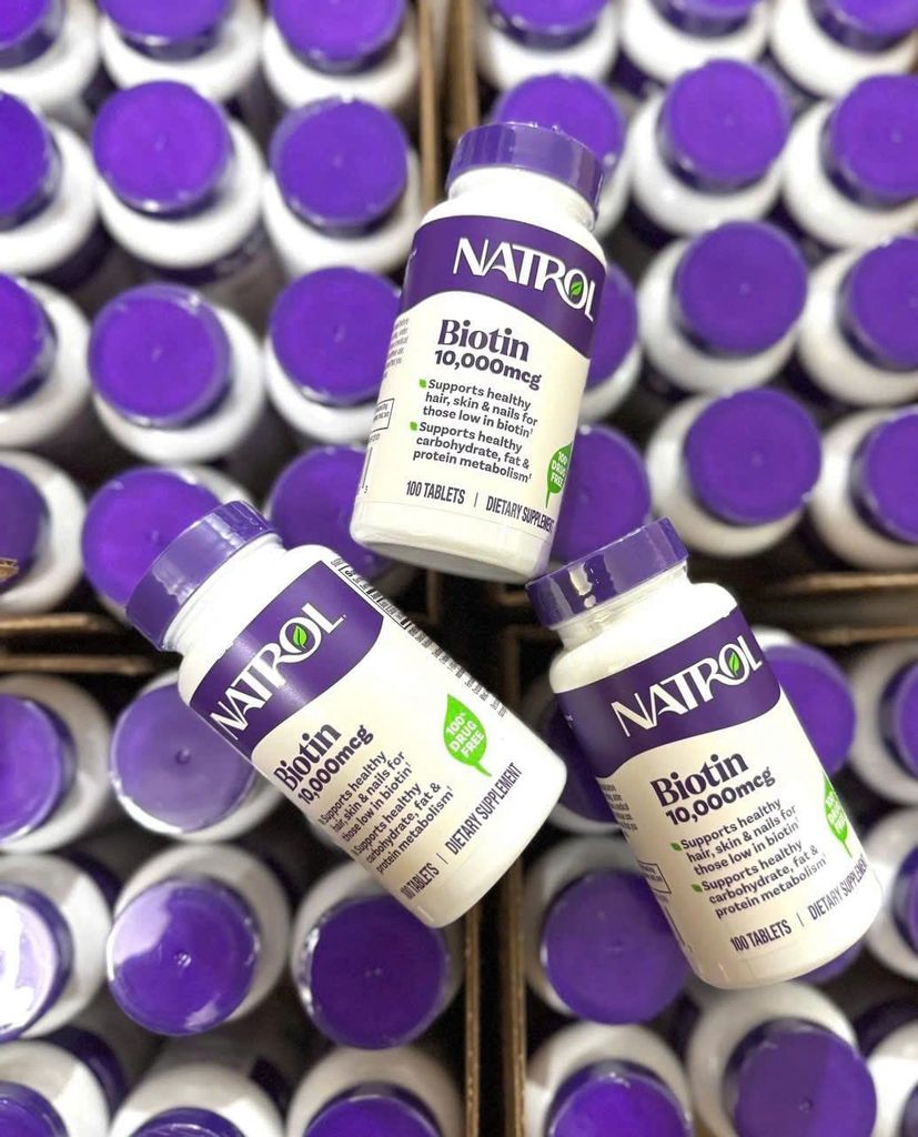 Viên Uống BIOTIN 10,000 mcg (Mẫu Mới)