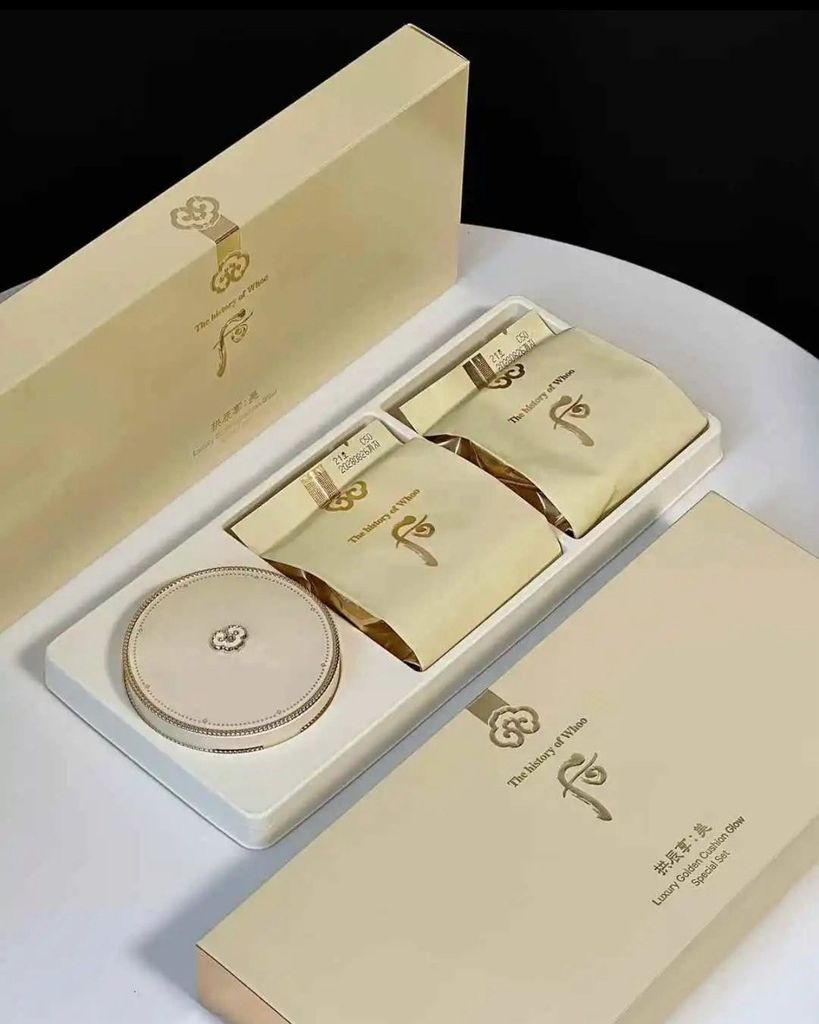 The Whoo Luxury Golden Cushion Glow Special Set #21 (Kèm 2 Lõi) Ko Tđ
