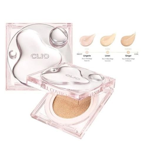 Cushion Clio Kill Cover Hight Glow #3 BY Linen ( kèm 1 lõi)