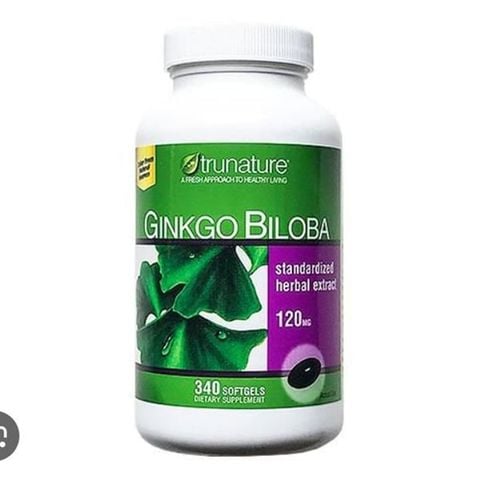 Viên Bổ Não Trunature Ginkgo Biloba 120mg 340 viên Mẫu mới ( Ko tđ)