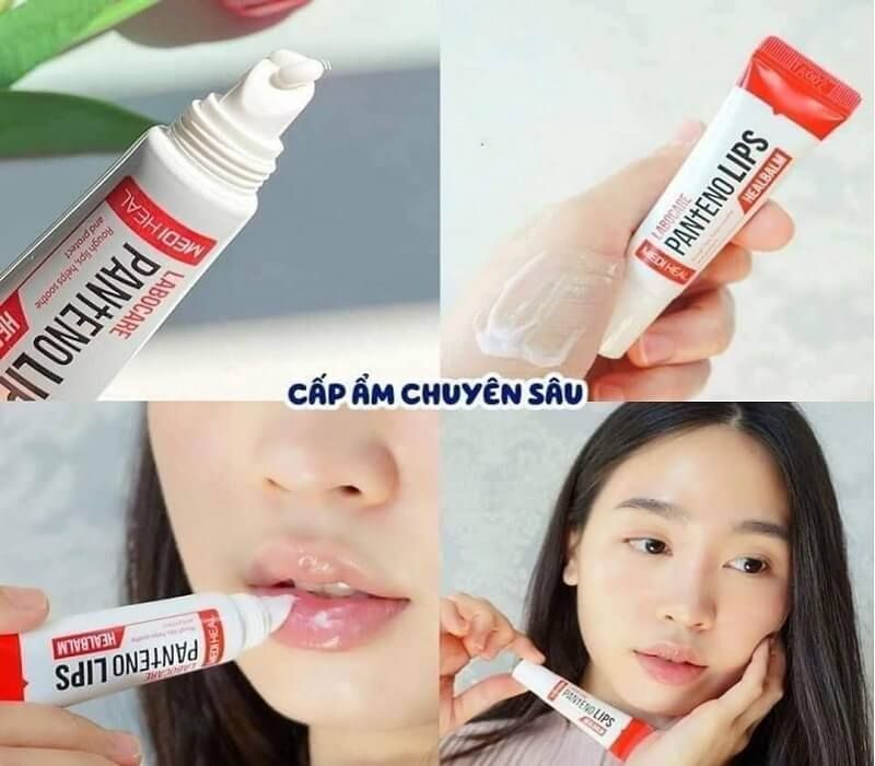 Dưỡng Trị Thâm Môi Mediheal Pantenolips Healbalm 10ml #Đỏ