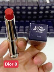 Dior - Son Dưỡng Addict Lip Glow #8 (Mẫu Mới Vỏ Xanh) - Ko Tđ