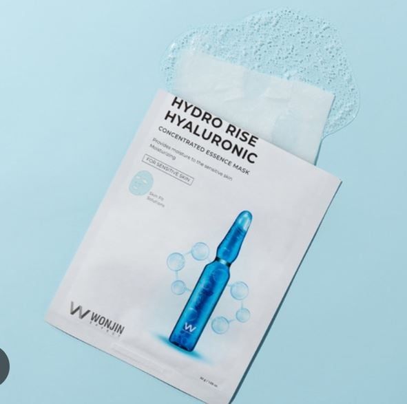 Mặt Nạ Wonjin #Hydro Rise Hyaluronic (Xanh)