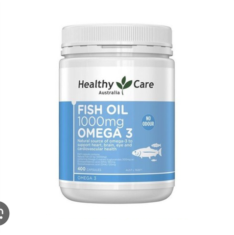 Healthy Care - Dầu Cá Healthy Care 1000mg Úc (400 viên)