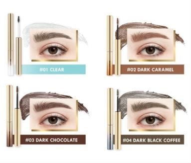 Mascara Mày Browit By Nongchat Setting New Brush #04 Dark Black Coffee