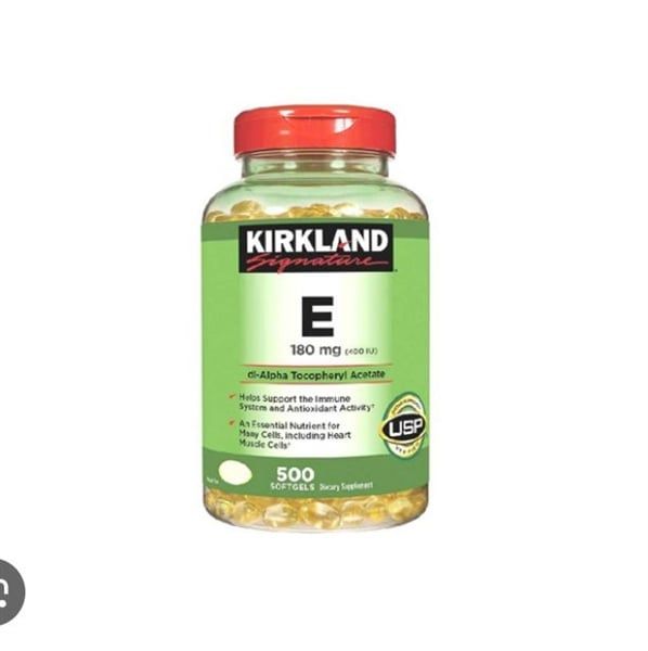 Vitamin E 400 I.U Kirkland 500 viên