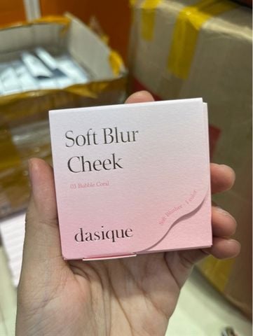 Má hồng Dasique Soft Blur Cheek #03 Bubble Coral