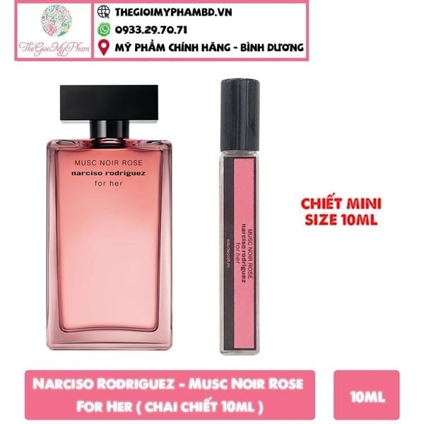 Narciso Rodriguez - Musc Noir Rose For Her ( chai chiết 10ml )