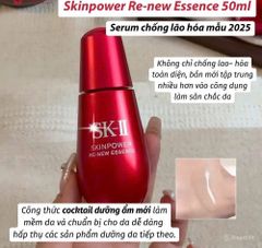 Tinh Chất Chống Lão Hóa SK-II Skinpower Re-New Essence 50ml (Ko Tđ)