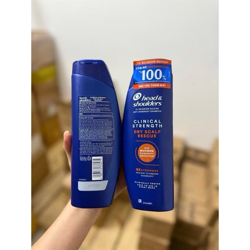 H&D - Dầu Gội Head & Shoulders Clinical Strength 400ml #Cam ( Nhập Khẩu)