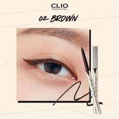 Clio - Sáp Kẻ Mắt Sharp So Simple Waterproof #02 Nâu