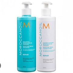 Bộ Gội-Xã Phục Hồi Độ Ẩm Moroccanoil Moisture Repair Shampoo 500ml+500ml (Ko Tđ)