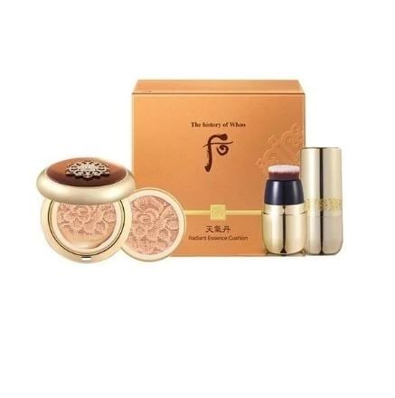Set Cushion Whoo Hoa Hiên (Kèm 1 Lõi + 1 Cọ) Ko Tđ