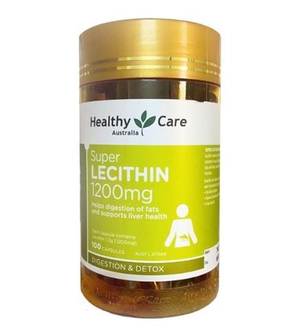 Viên Uống Mầm Đậu Nành Super Lecithin 1200mg Healthy Care (100 Viên)