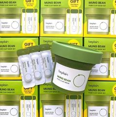 Mặt Nạ Đất Sét Đậu Xanh Beplain Mung Bean Pore Clay Mask 120ml (Kèm Gift)