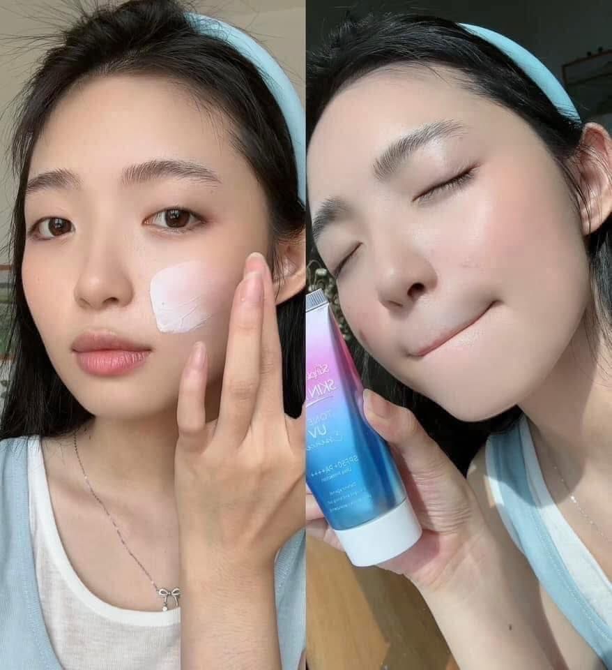 KCN Skin Aqua Tone Up Essence 80g #Hồng-X.Dương