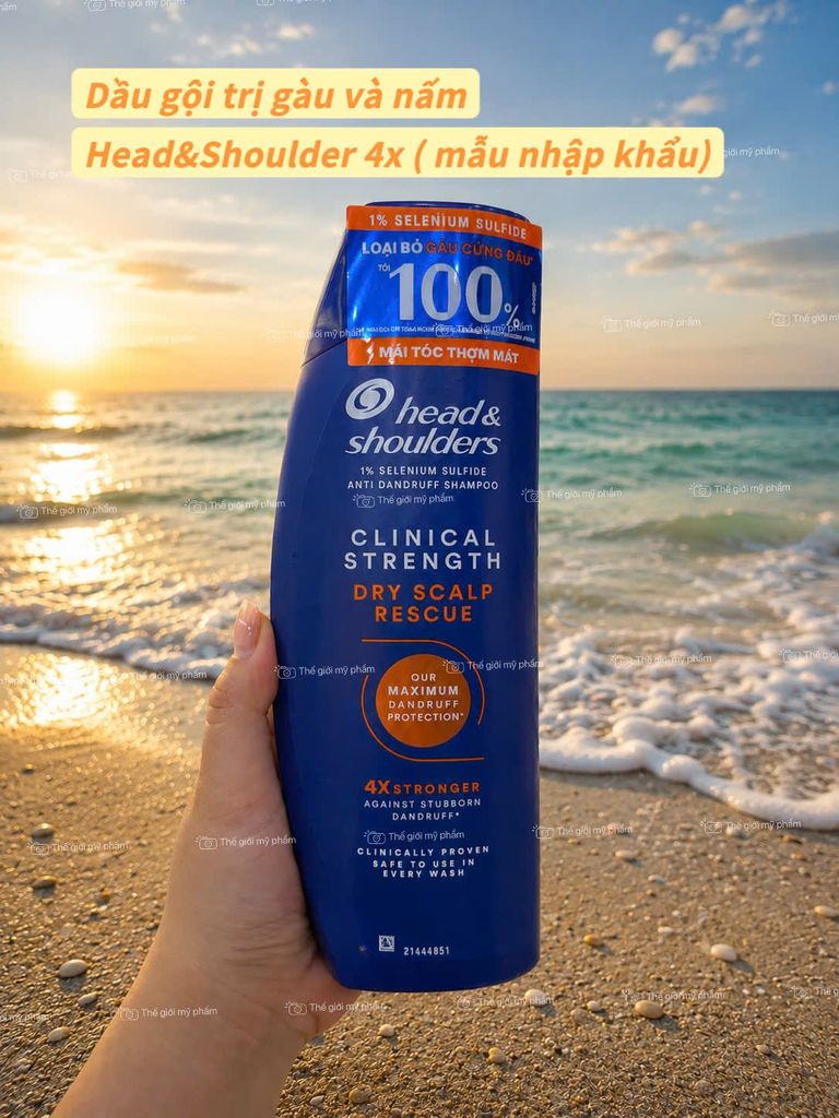 H&D - Dầu Gội Head & Shoulders Clinical Strength 400ml #Cam ( Nhập Khẩu)