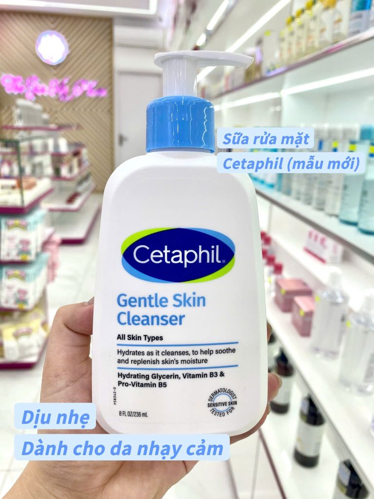 Sửa Rửa Mặt Cetaphil Gentle 236ml NEW