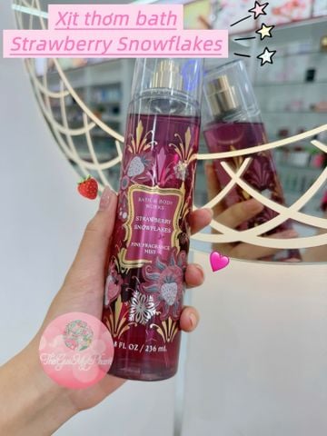 Xịt Thơm BBW 236ml #Strawberry Snowflakes