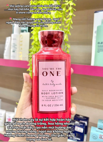 BBW - Body Lotion 236ml #ONE (Mẫu mới)