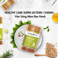Viên Uống Mầm Đậu Nành Super Lecithin 1200mg Healthy Care (100 Viên)