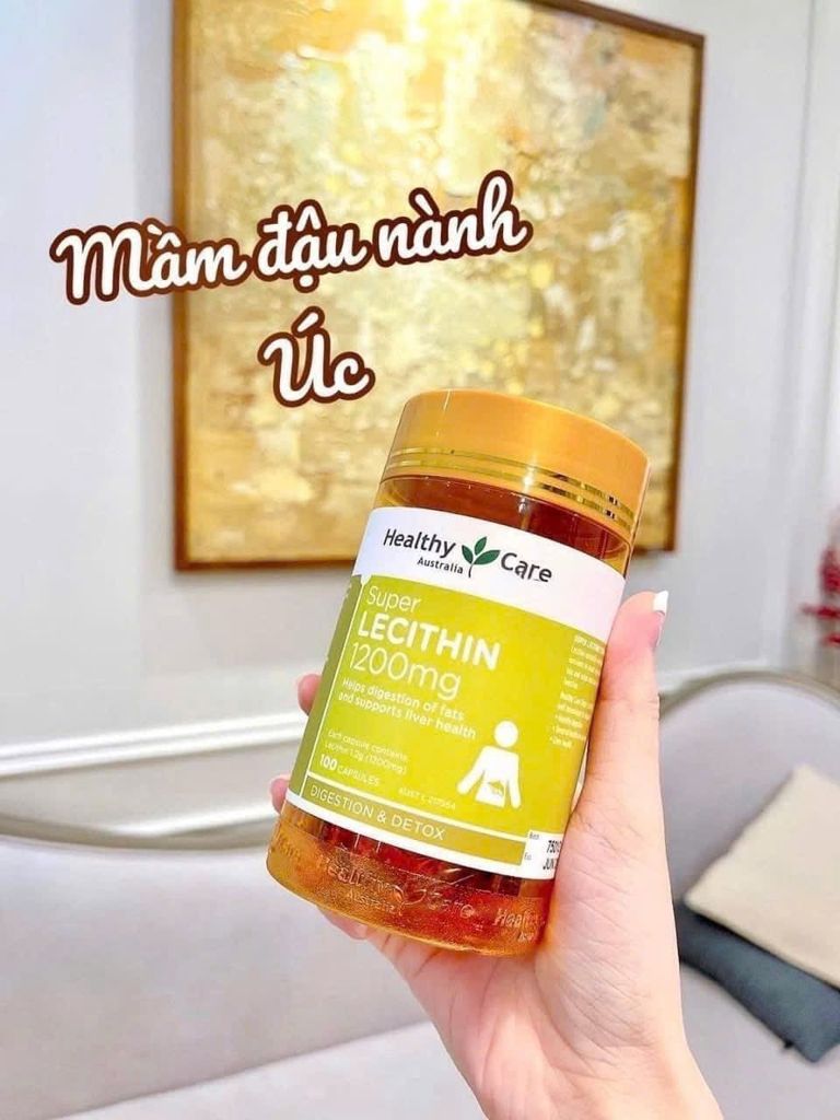 Viên Uống Mầm Đậu Nành Super Lecithin 1200mg Healthy Care (100 Viên)