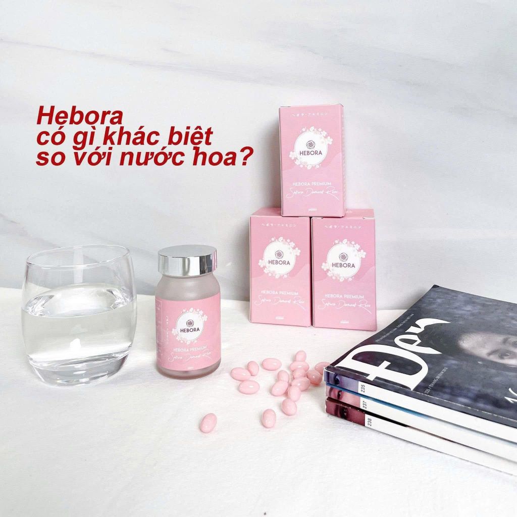Viên Uống Hebora Tỏa Hương Nhật Bản Mới (Ko tđ)