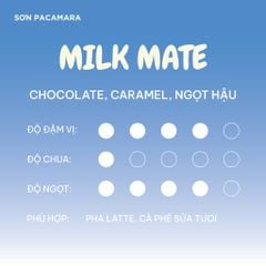 Cà Phê Pha Sữa Gói Milk Mate, 100% Specialty Coffee, Phù Hợp Cà Phê Sữa, Rang Vừa, Gói 250gr / 500gr