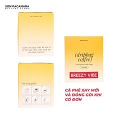 Cà Phê Phin Giấy DRIP BAG Sơn Pacamara Nhiều Hương Vị Khác Nhau, Xay Mới, Túi Lọc Tiện Lợi, Túi 14gr