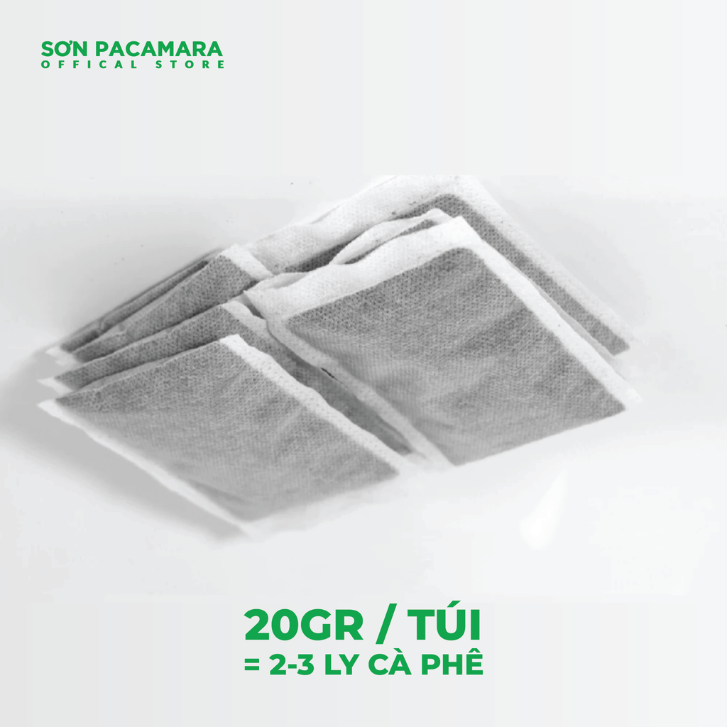 Cà Phê Cold Brew Túi Lọc Sơn Pacamara, Hương Vị Nhẹ Nhàng / Cân Bằng / Đậm Đà, Size 3 Túi / 7 Túi