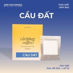 Cà Phê Phin Giấy Sơn Pacamara Phù hợp Cà Phê Sữa, 3 Hương Vị, Vị Đầm, Túi 14gr / Hộp 10 Túi