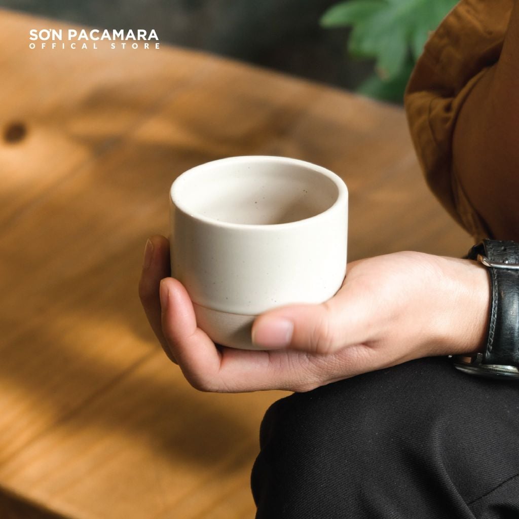 Ly Gốm AnyDrink Sơn Pacamara, Phù hợp mọi loại đồ uống, Hộp 1 Cái