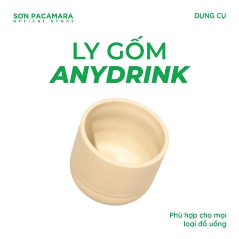 Ly Gốm AnyDrink Sơn Pacamara, Phù hợp mọi loại đồ uống, Hộp 1 Cái