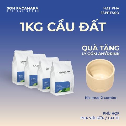(Tiết kiệm 90k) Combo 1KG Catimor Cầu Đất Gói 250gr/500gr - Phù Hợp Pha Máy / Phin - Ngon Nhất Khi Pha Với Sữa