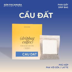 Cà Phê Phin Giấy Sơn Pacamara Phù Hợp Cà Phê Đen, 3 Hương Vị, Rang Vừa, Túi 14gr / Hộp 10 Túi