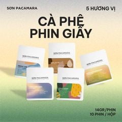 Cà Phê Phin Giấy DRIP BAG Sơn Pacamara Nhiều Hương Vị Khác Nhau, Xay Mới, Túi Lọc Tiện Lợi, Túi 14gr