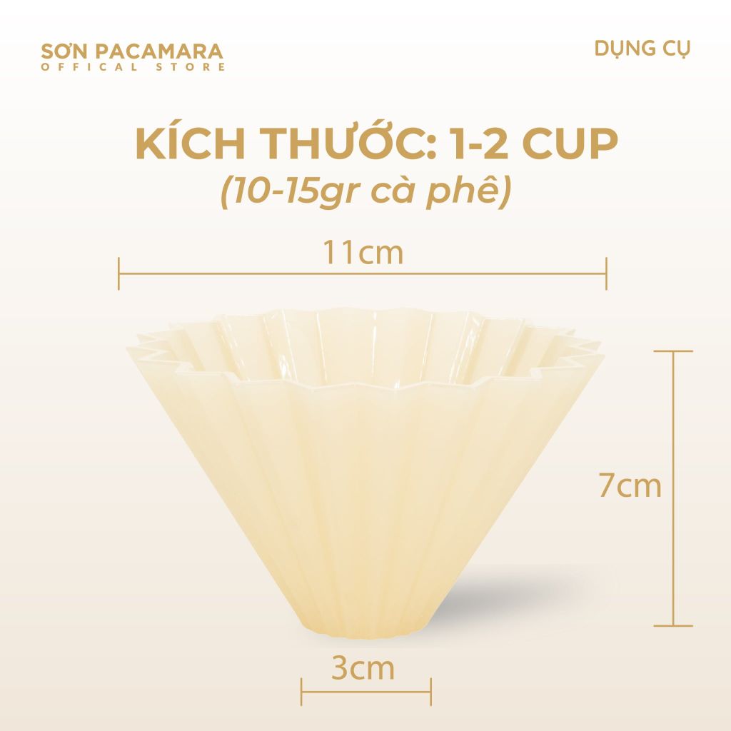 Phễu Pha Cà Phê Origami Air S - Nhựa ABS