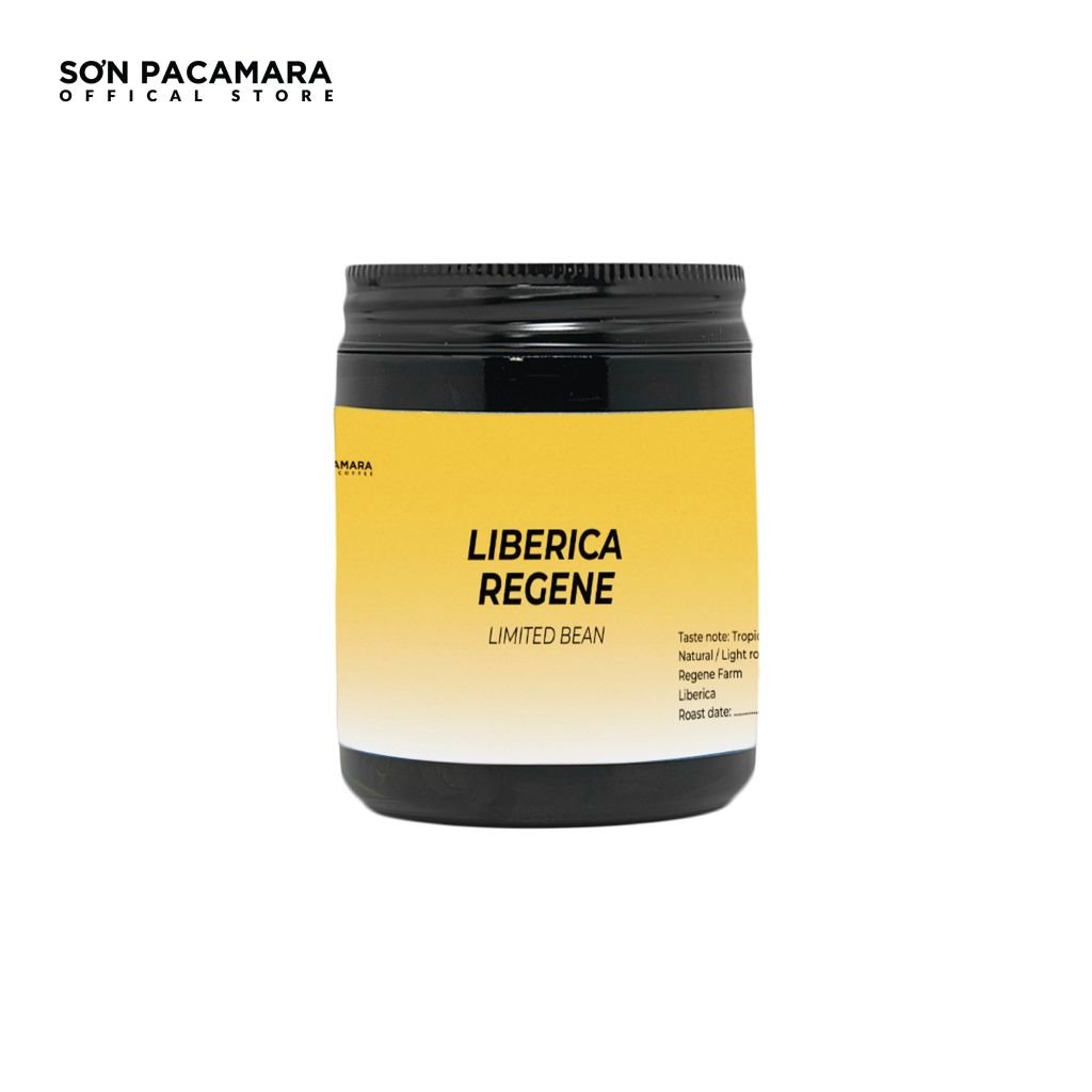 (Gói Giới Hạn) Cà Phê Liberica Sơn Pacamara, Regene Farm, Rang Sáng, Hương Trái Cây Gói 100gr/250gr