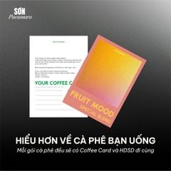 Cà Phê Cold Brew Gói Fruit Mood, Special Blend, 100% Specialty Coffee, Hương Trái Cây, Vị Đầm, Rang Vừa, Gói 250gr / 500gr