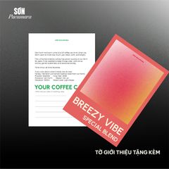 (Cà Mới) Cà Phê Breezy Vibe, Special Blend, 100% Specialty Coffee, Hương Trái Cây, Vị Nhẹ, Rang Vừa, Gói 250gr / 500gr