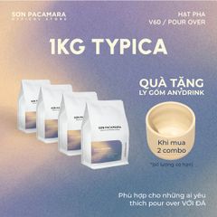 (Tiết kiệm 100K) Combo 1KG Typica Gói 250gr / 500gr - Phù Hợp Pha Pour Over