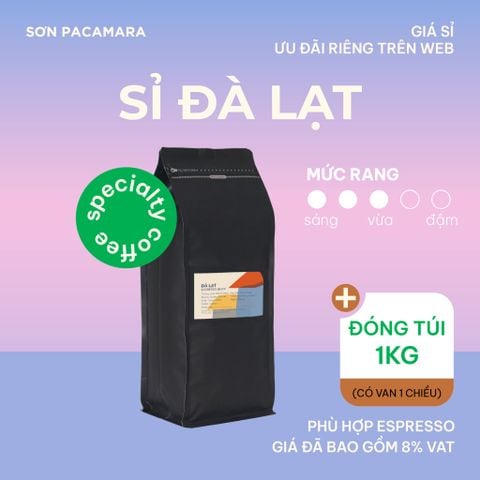 (Sỉ Giá Tốt) Cà Phê Đà Lạt, Xay Theo Yêu Cầu, Đóng Gói 1kg