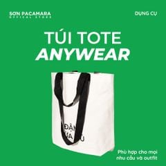 Túi Tote PE AnyWear Sơn Pacamara, Phù hợp mọi loại outfit, mọi nhu cầu sử dụng