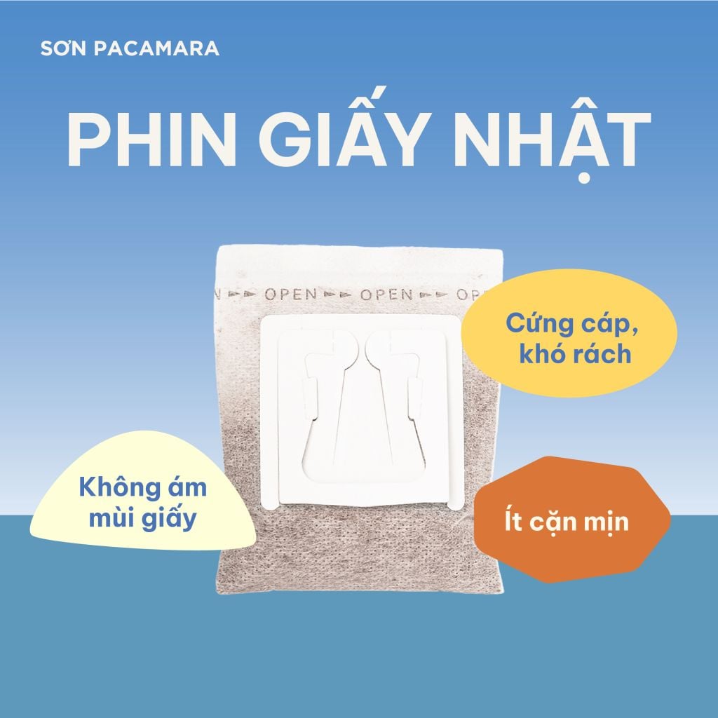Cà Phê Phin Giấy Sơn Pacamara Phù hợp Cà Phê Sữa, 3 Hương Vị, Vị Đầm, Túi 14gr / Hộp 10 Túi