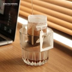 Cà Phê Phin Giấy DRIP BAG Sơn Pacamara Nhiều Hương Vị Khác Nhau, Xay Mới, Túi Lọc Tiện Lợi, Túi 14gr