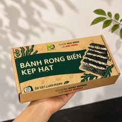 Bánh rong biển kẹp hạt