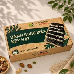 Bánh rong biển kẹp hạt