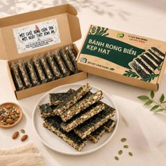 Bánh rong biển kẹp hạt